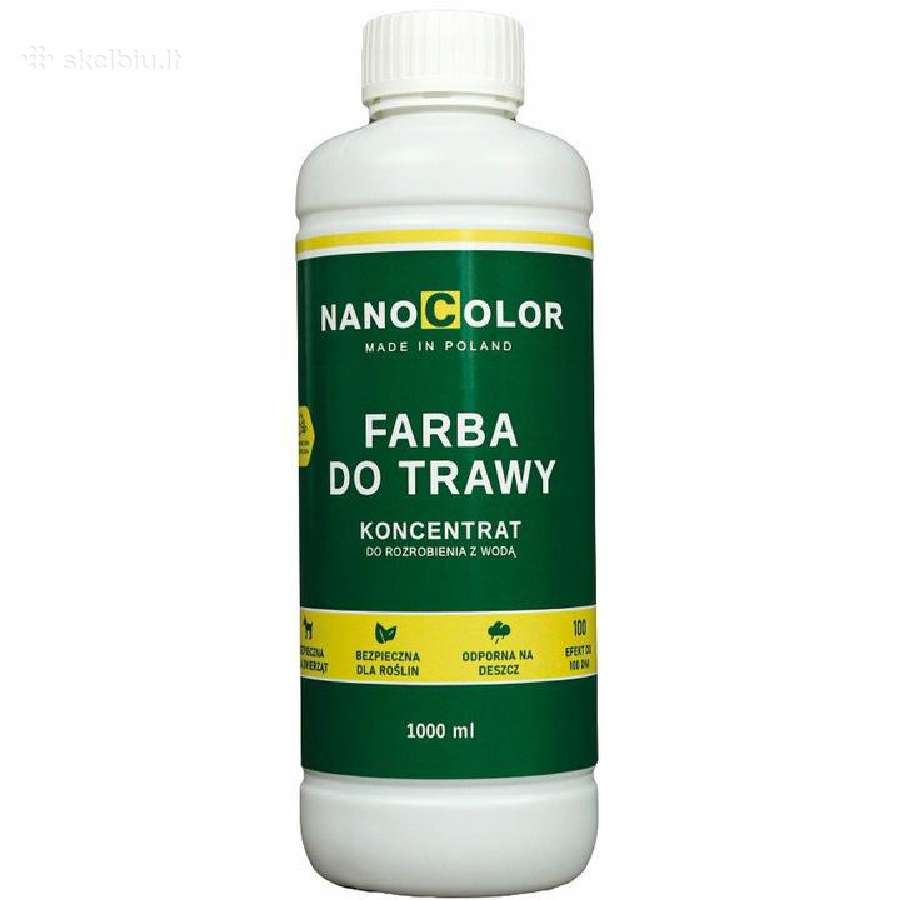Nanocolor dažai koncentratas žolei, atnaujintojas - nuotraukos Nr. 5
