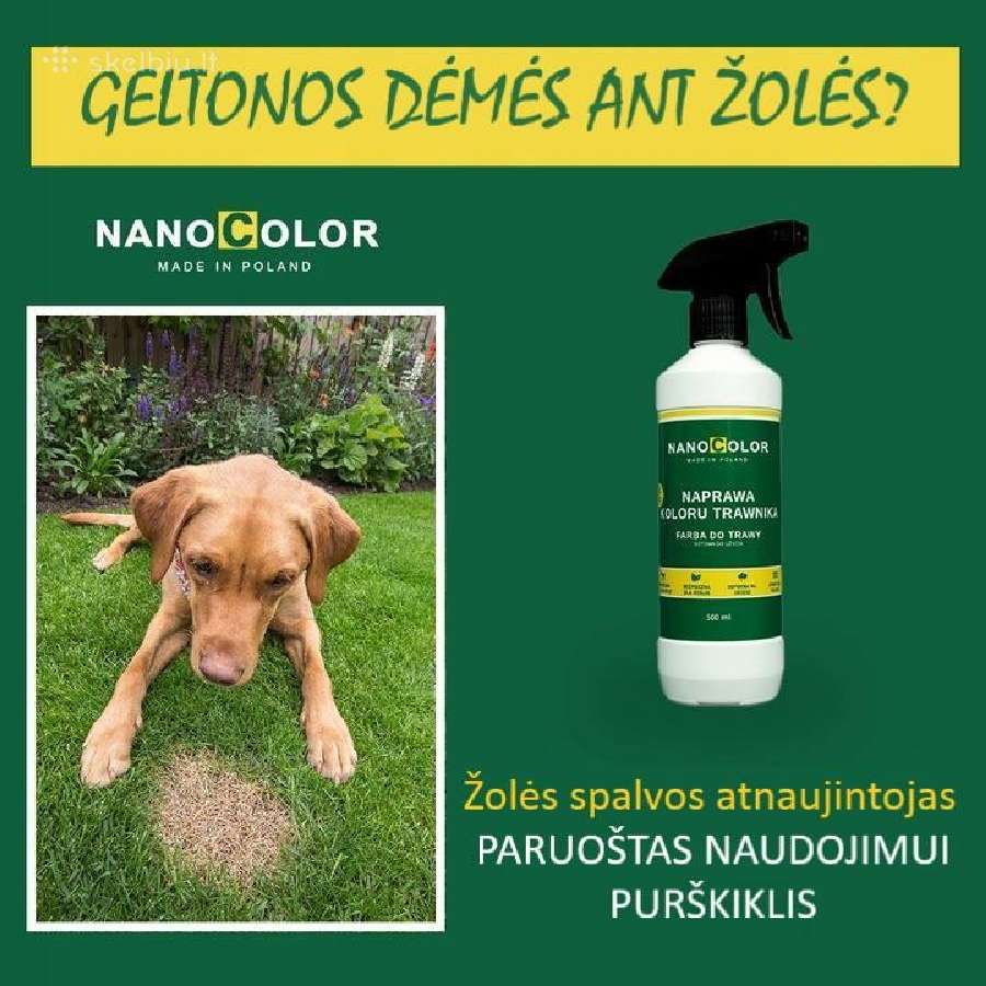 Nanocolor dažai koncentratas žolei, atnaujintojas - nuotraukos Nr. 7