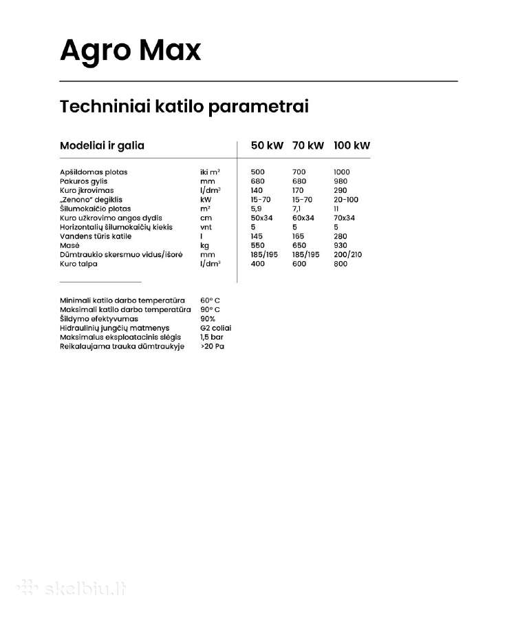 Pramoniniai grūdinių atliekų katilai "Agromax" - nuotraukos Nr. 2