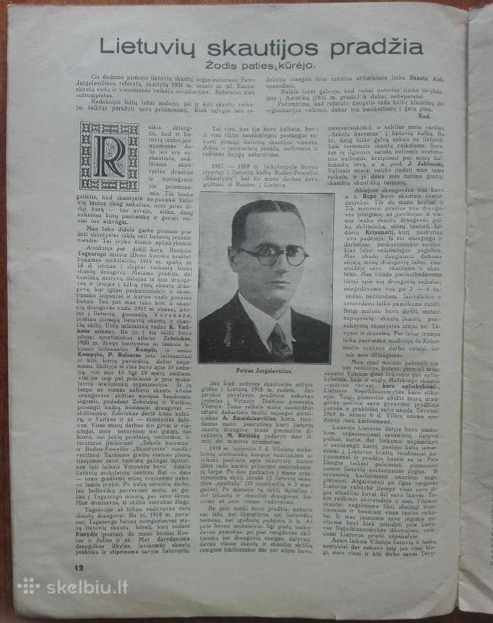 1252. Skautų Aidas antikvarinis-kolekcinis laikraš - nuotraukos Nr. 8