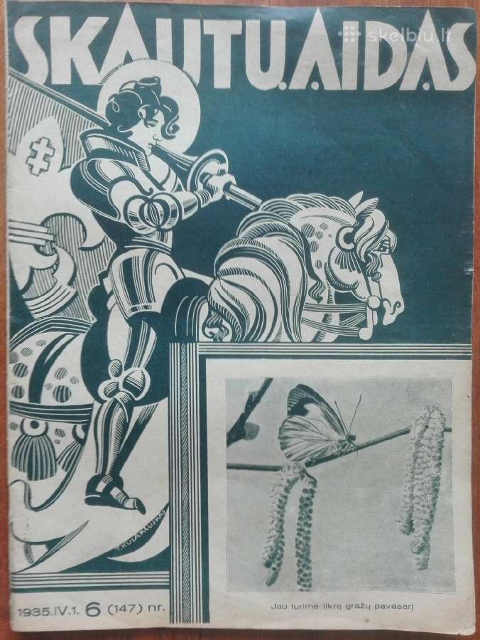 1252. Skautų Aidas antikvarinis-kolekcinis laikraš - nuotraukos Nr. 9