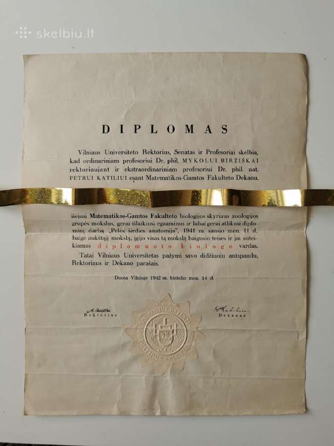Tarpukario diplomas