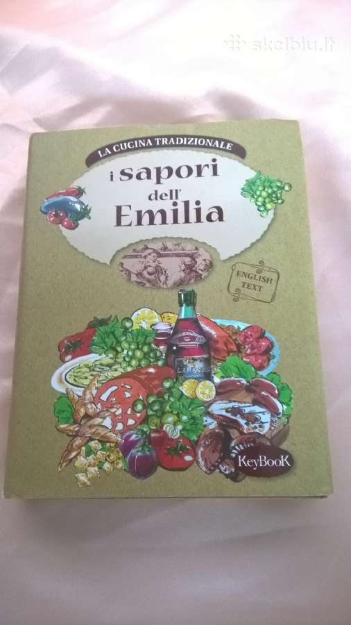 Parduodama kulinarinė knyga I sapori dell'emilia