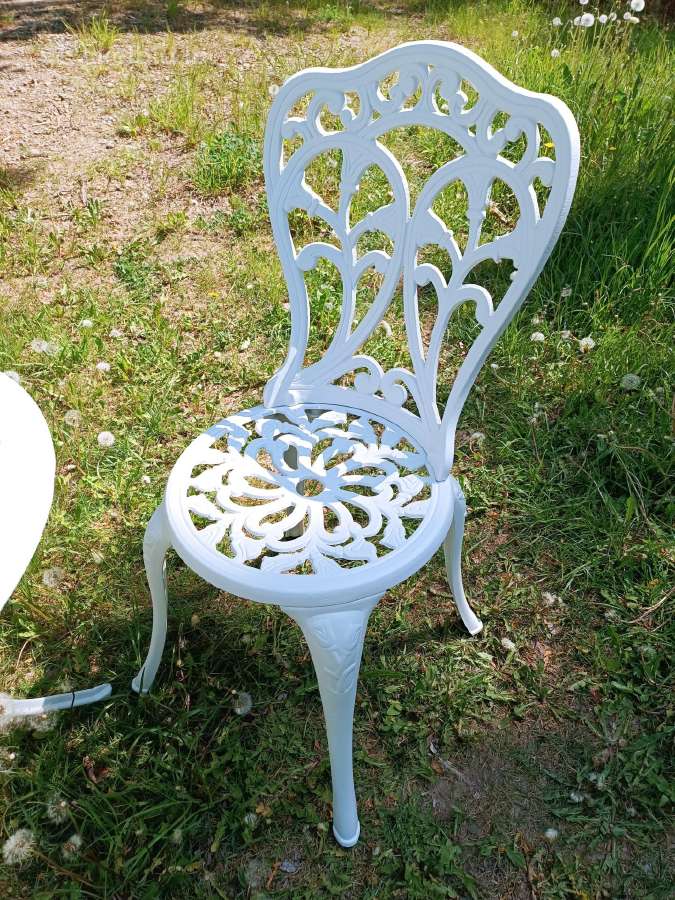 Lauko metalinis stalas ir kėdė, komplektas - nuotraukos Nr. 7