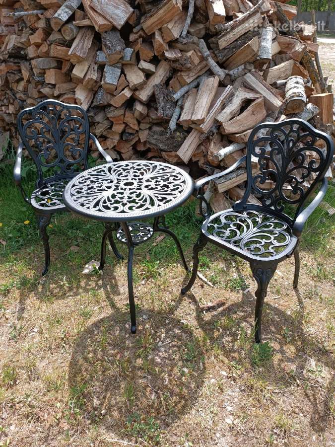 Lauko metalinis stalas ir kėdė, komplektas - nuotraukos Nr. 12