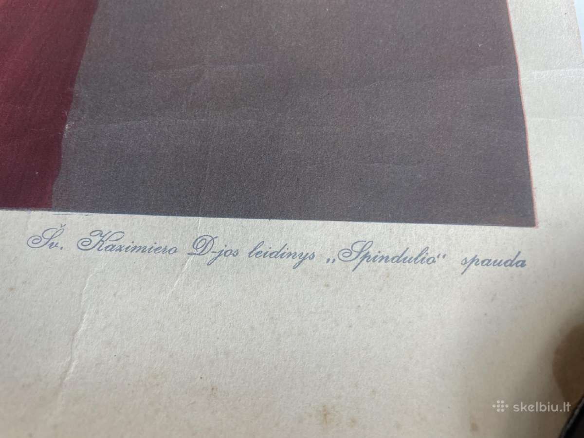 Didelis tarpukario plakatas Šv.kazimieras Didysis - nuotraukos Nr. 2