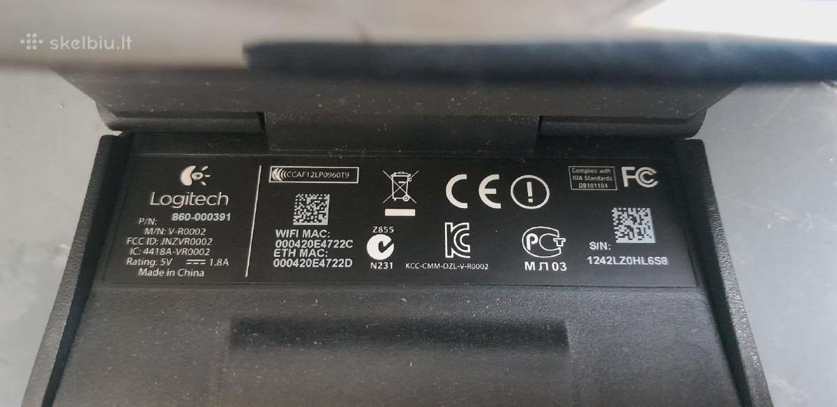 Logitech TV ir Web kameros - nuotraukos Nr. 6
