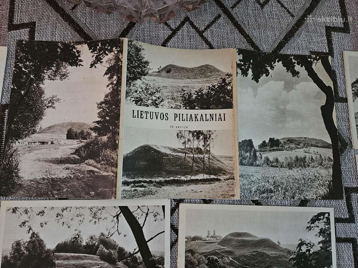 Atvirukų komplektas Lietuvos piliakalniai (II ser) - nuotraukos Nr. 2