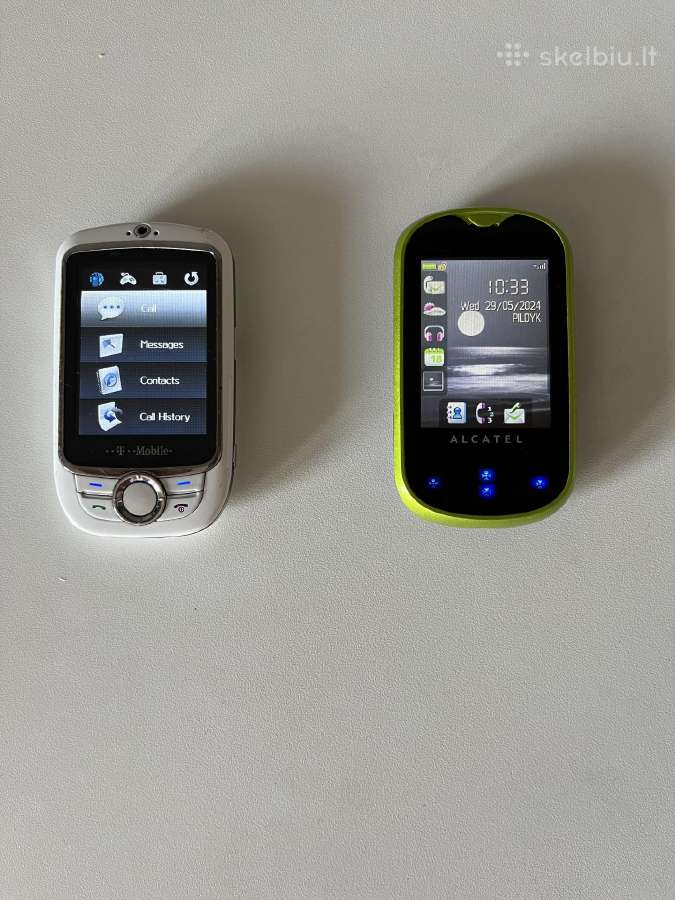 Alcatel Ot-708 ir Zte X760(susiekimas per skelbiu