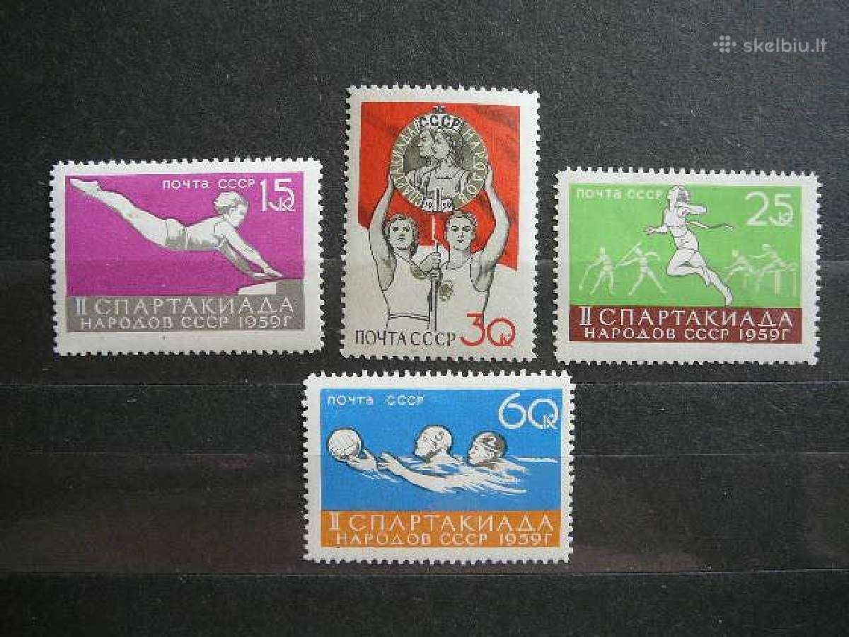 Ssr 1959 Sportas Mnh s2249/2