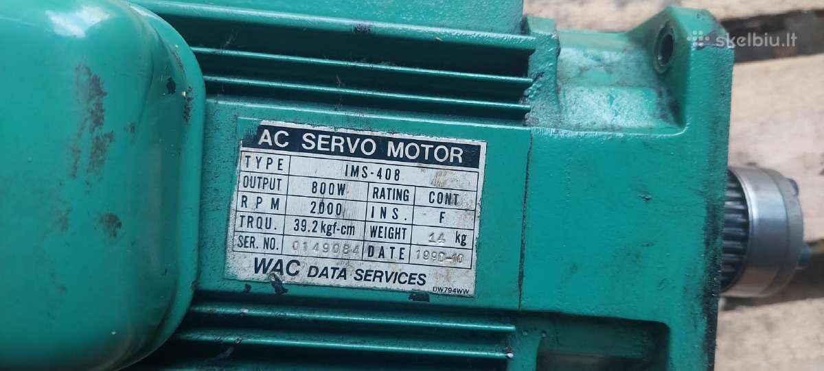 Ac servo variklis 800w - nuotraukos Nr. 3