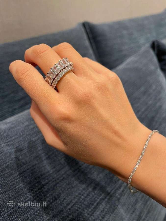 Swarovski kristalų žiedas