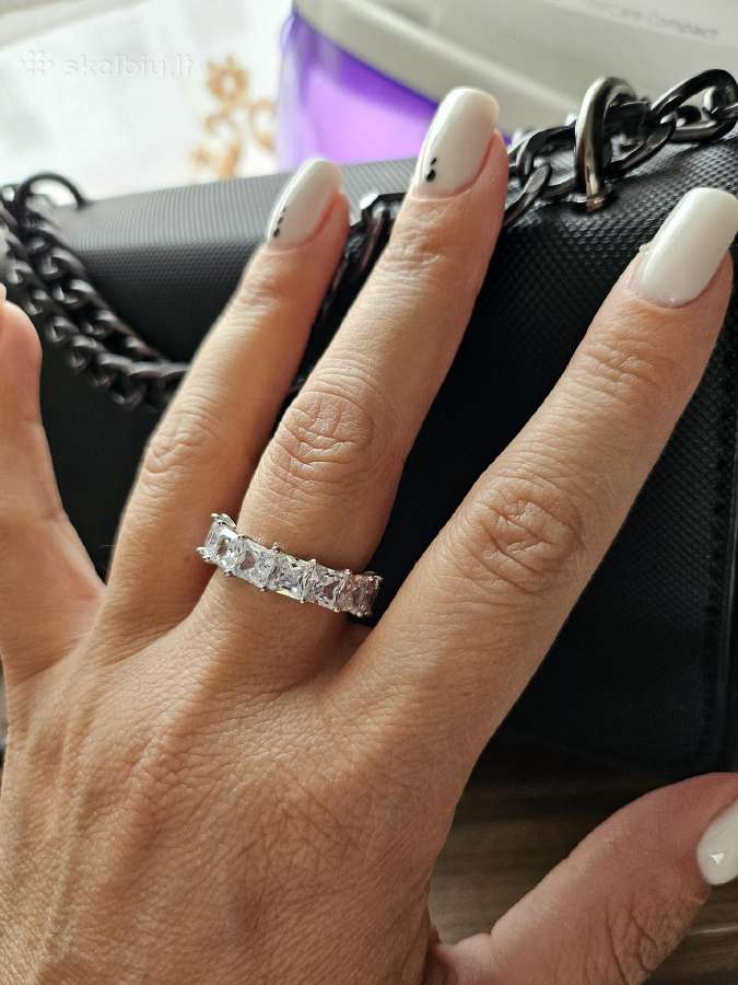 Swarovski kristalų žiedas - nuotraukos Nr. 3