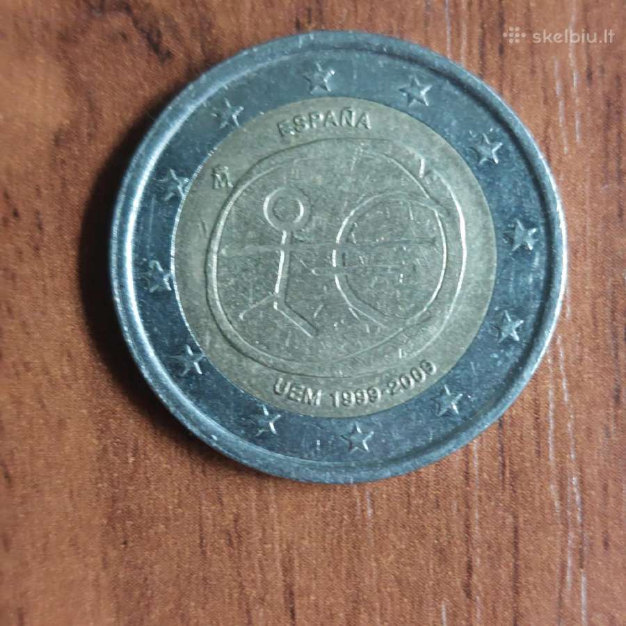 2 Euro Uem 1999-2009 Espana . - nuotraukos Nr. 2