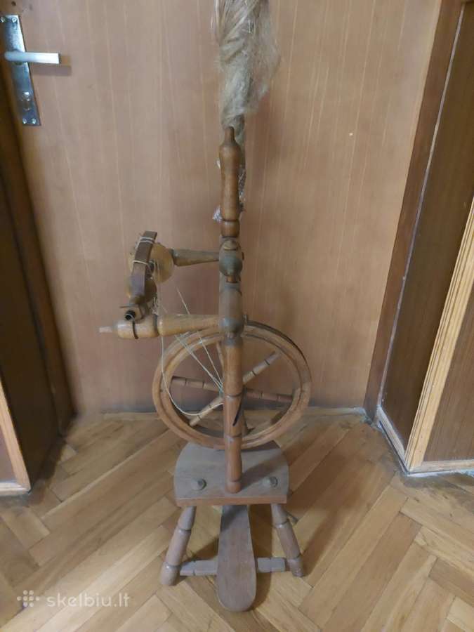 Senovinis vokiškas verpimo ratelis - Skelbiu.lt