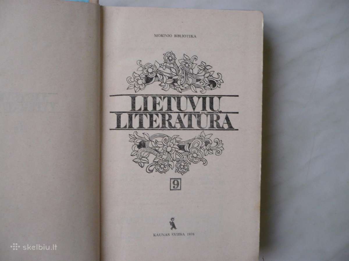 Mokinio biblioteka - Lietuvių literatūra 9 - nuotraukos Nr. 2