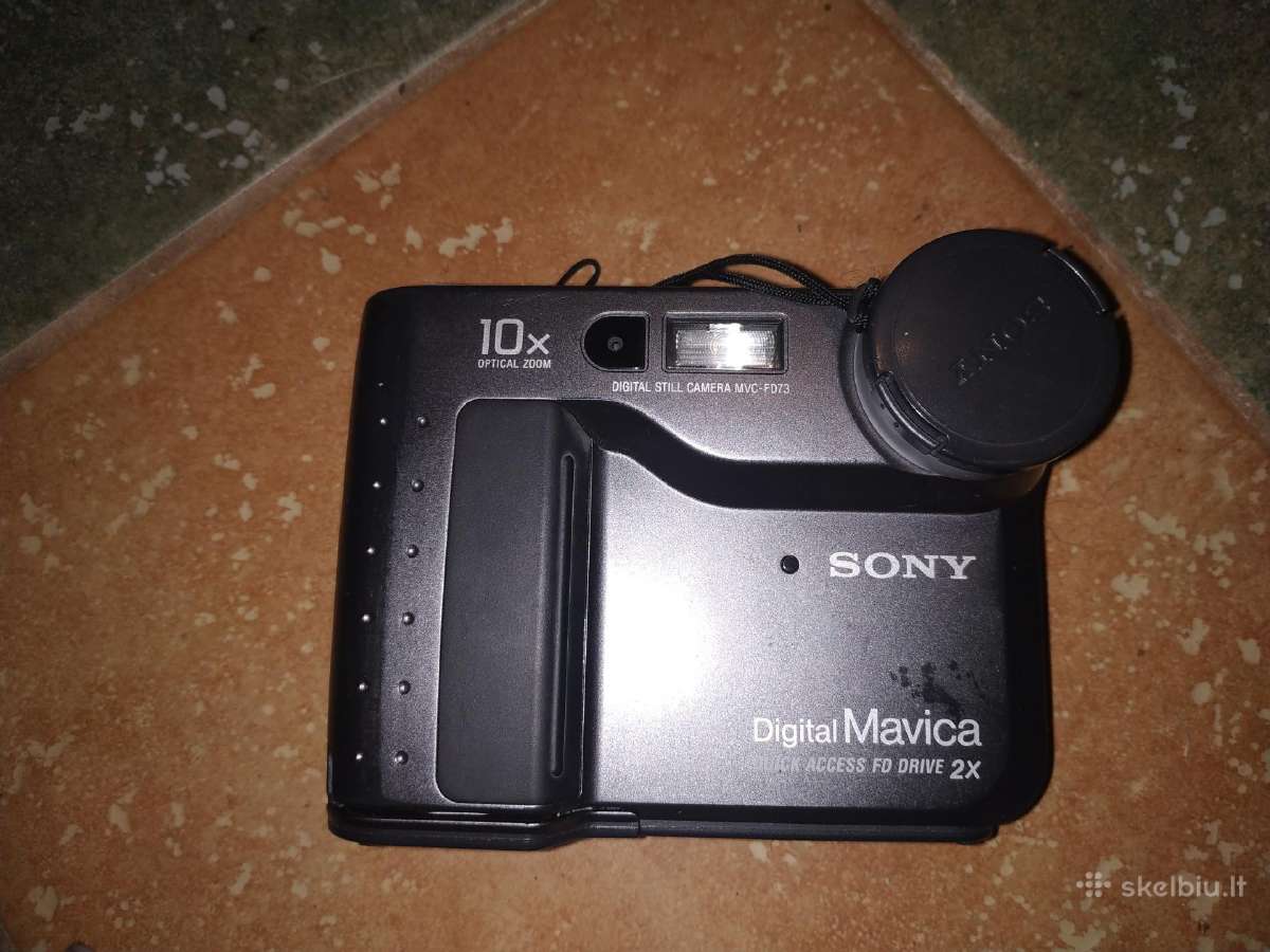 Fotoaparatas Sony Mvc-fd73 floppy