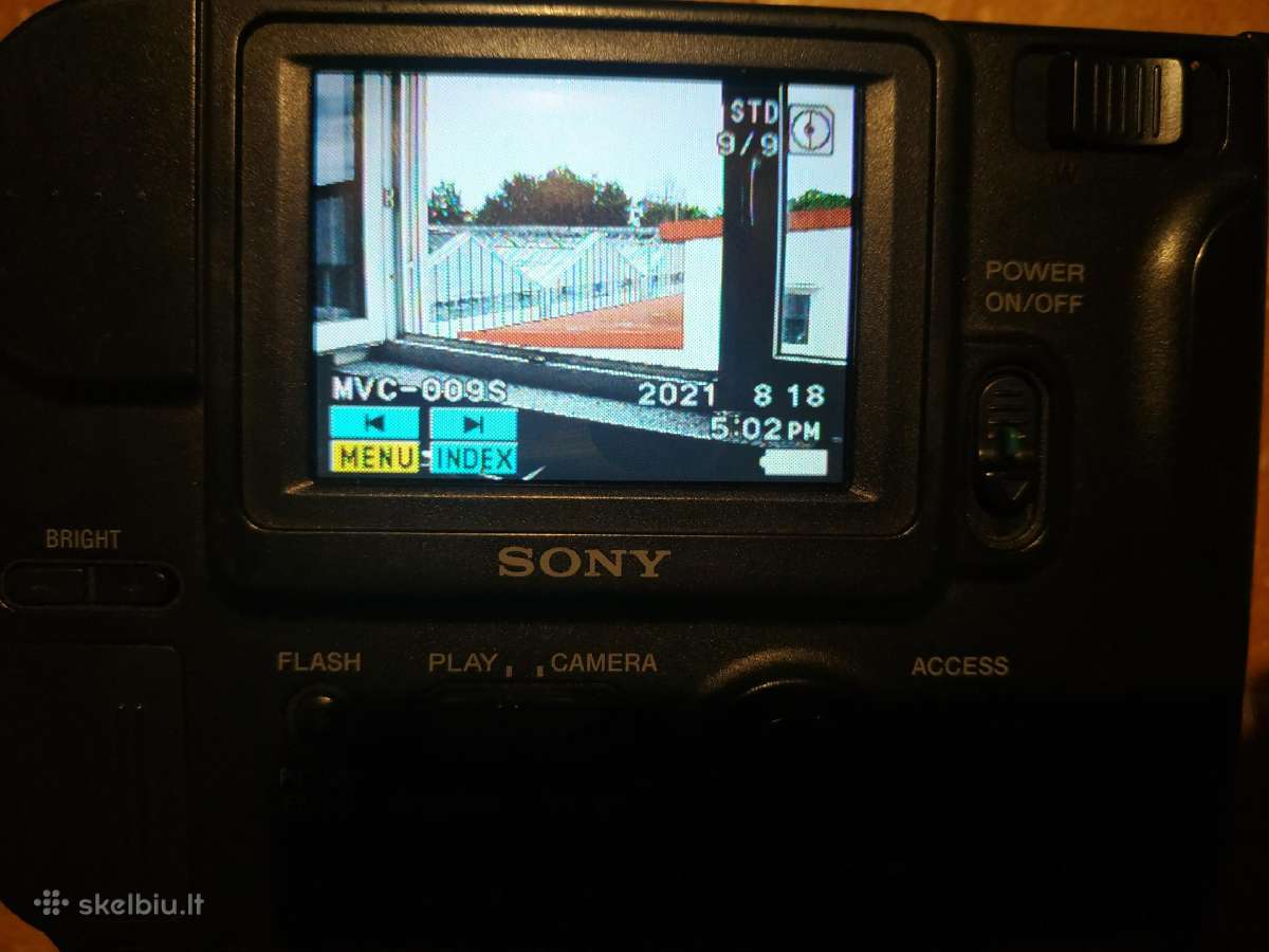 Fotoaparatas Sony Mvc-fd73 floppy - nuotraukos Nr. 4
