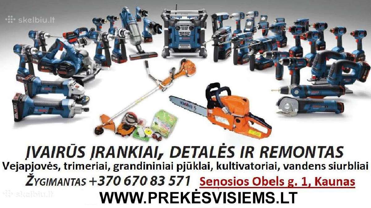 Sodo technikos, įrankių remontas - nuotraukos Nr. 2
