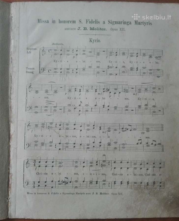 1549. Senovinės Bažnytinės Natos