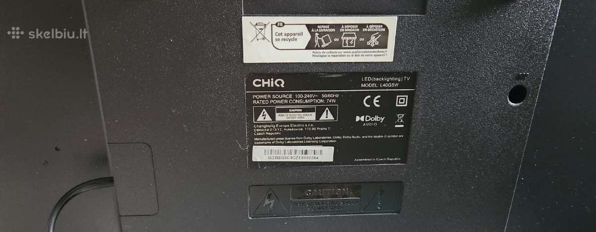 Naujas televizorius 102 cm Dolby Audio Full HD - nuotraukos Nr. 5