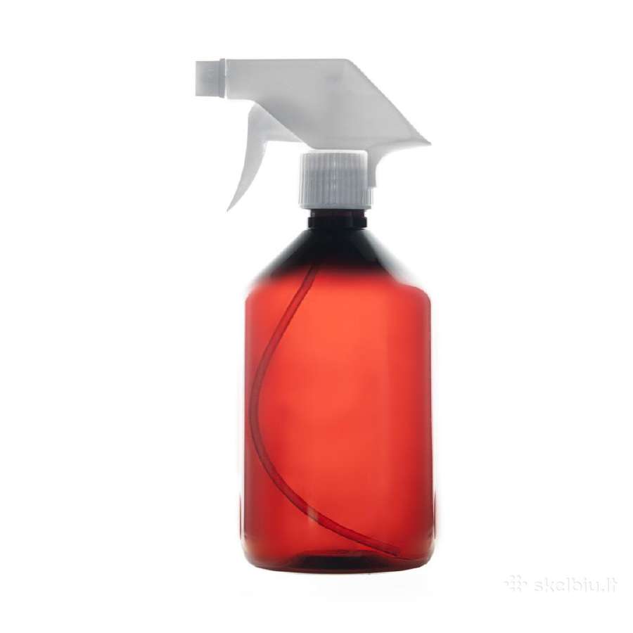 500ml Hdpe gintarinės spalvos butelis su purkštuku