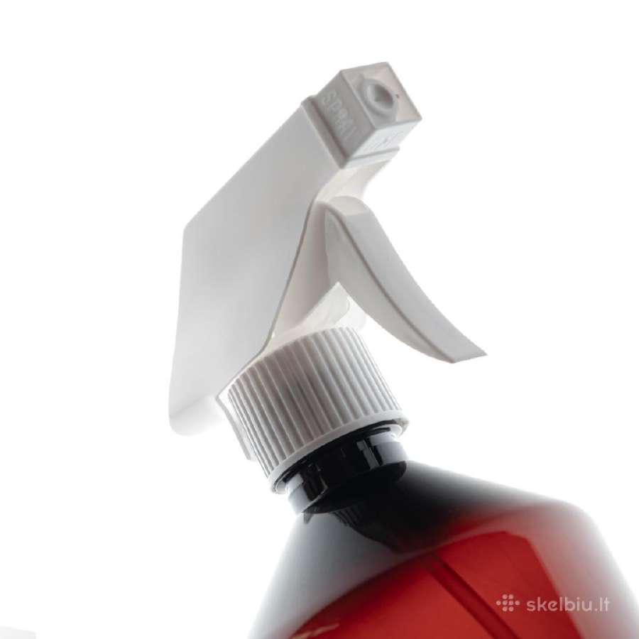500ml Hdpe gintarinės spalvos butelis su purkštuku - nuotraukos Nr. 2