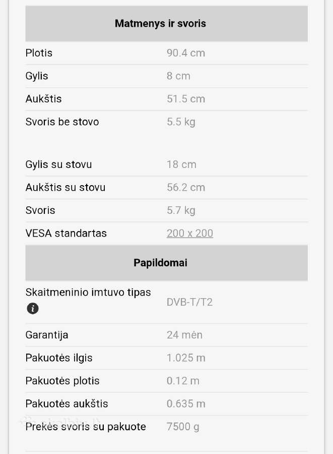 Naujas televizorius 102 cm Dolby Audio Full HD - nuotraukos Nr. 10