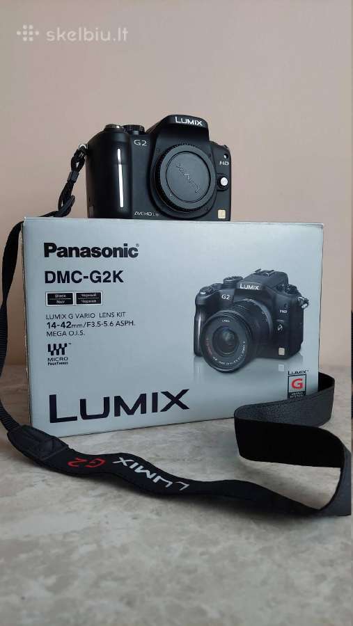 Fotoaparatą Panasonic Lumix Dmc-g2 body