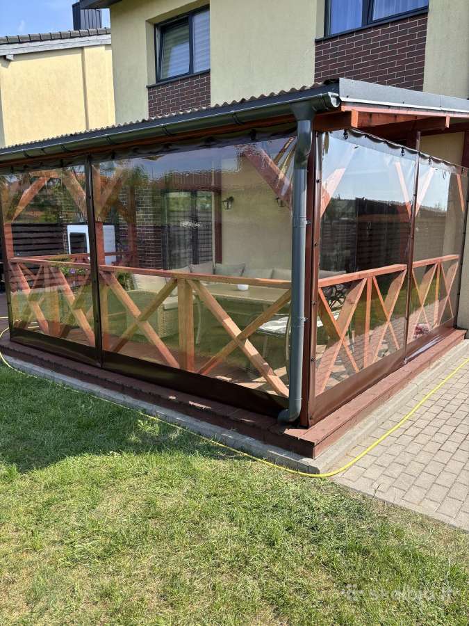 Skaidrūs tentai terasoms ir pavėsinėms - nuotraukos Nr. 9