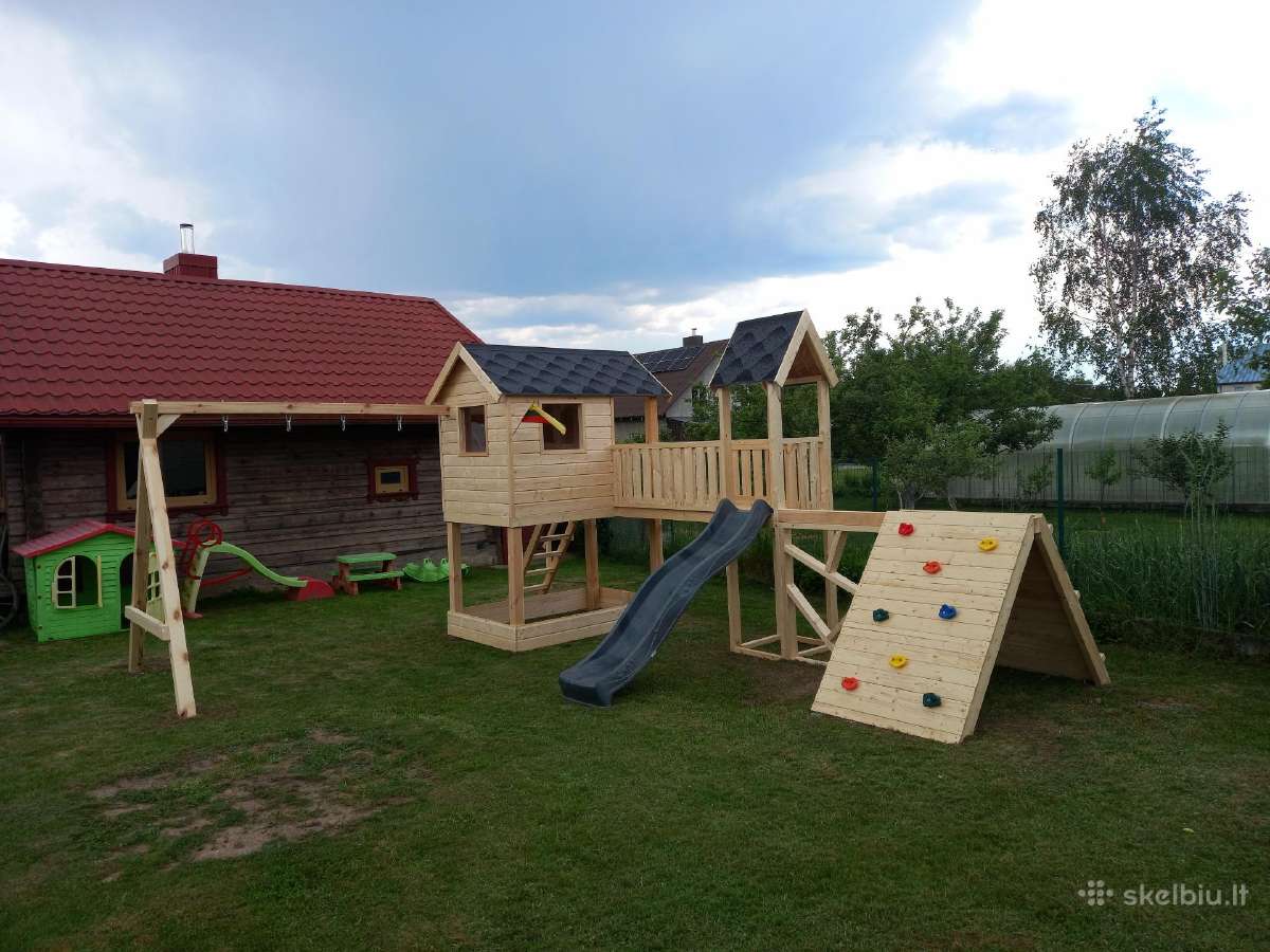 Vaikų žaidimų nameliai, aikštelės - nuotraukos Nr. 12