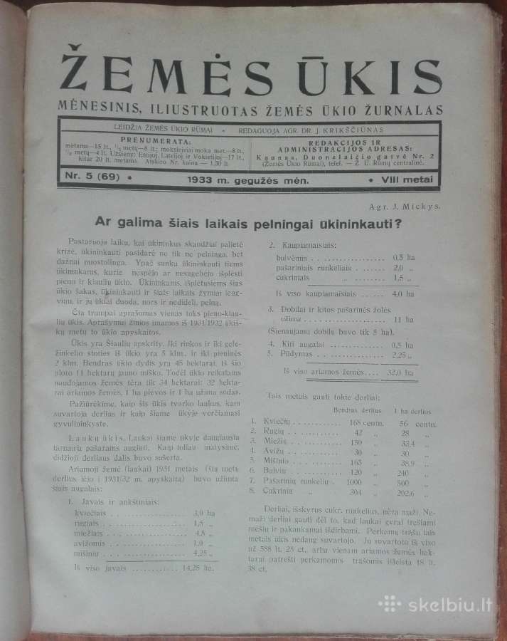 1332. Žemės Ūkis / Lietuvos Dirvožemių Reakcija - nuotraukos Nr. 7