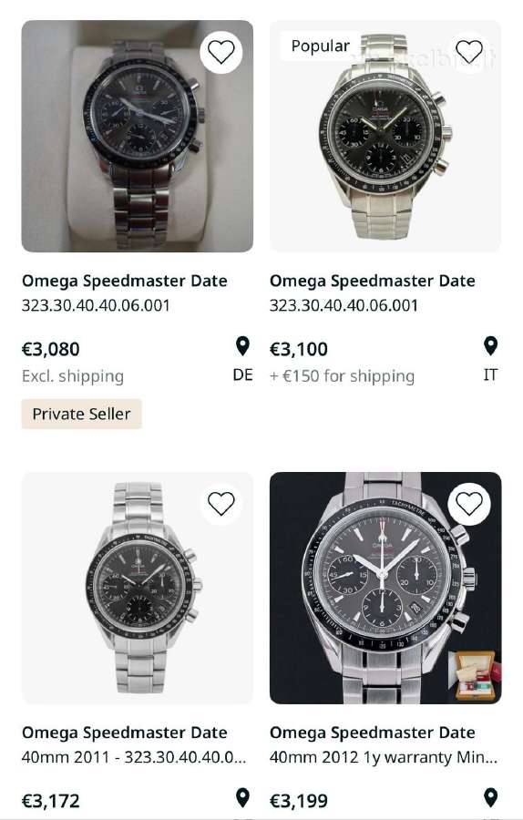 Omega Speedmaster Chronograph 40 - nuotraukos Nr. 6