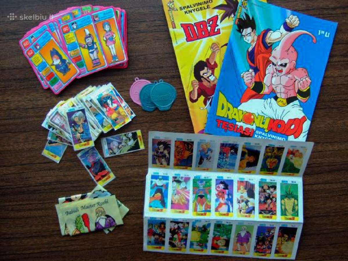 Perku korteles, lipdukus, kepsus, Taz, dragon ball - nuotraukos Nr. 4