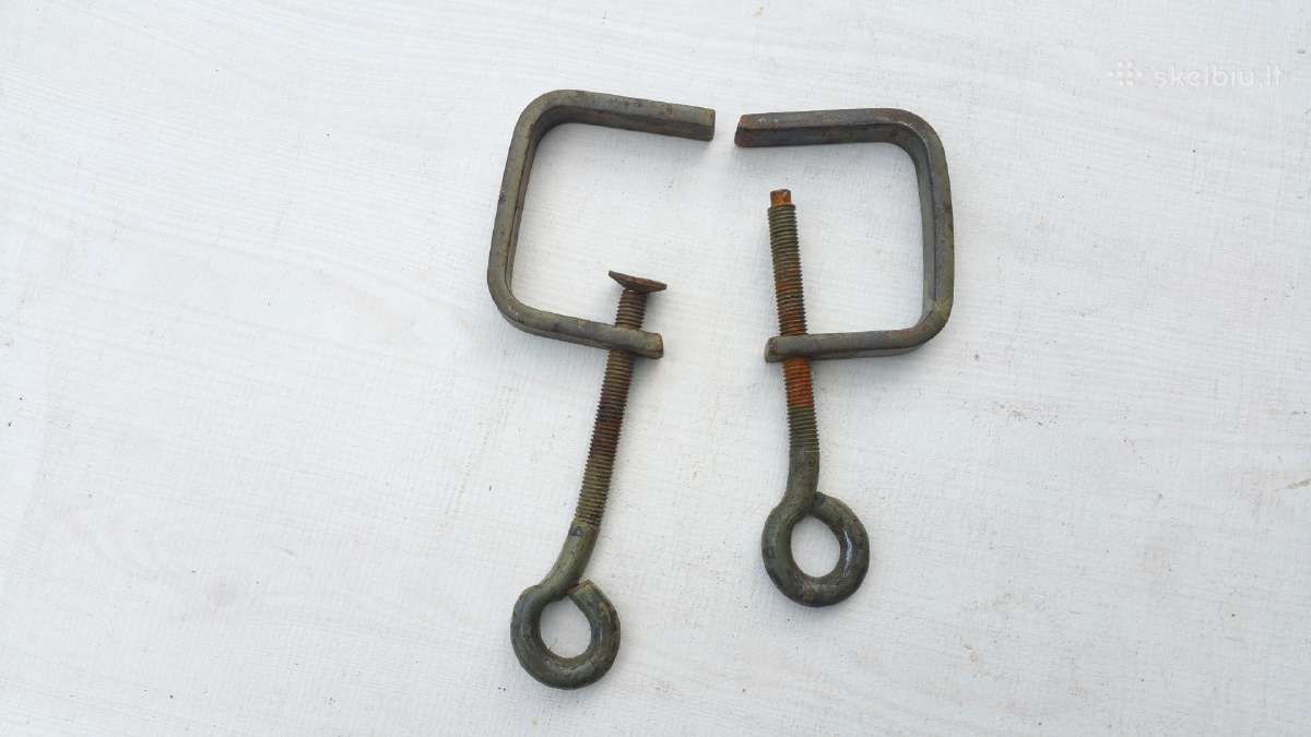 Metaliniai suspaudėjai suveržėjai 2vnt. kaina 5€ - nuotraukos Nr. 4