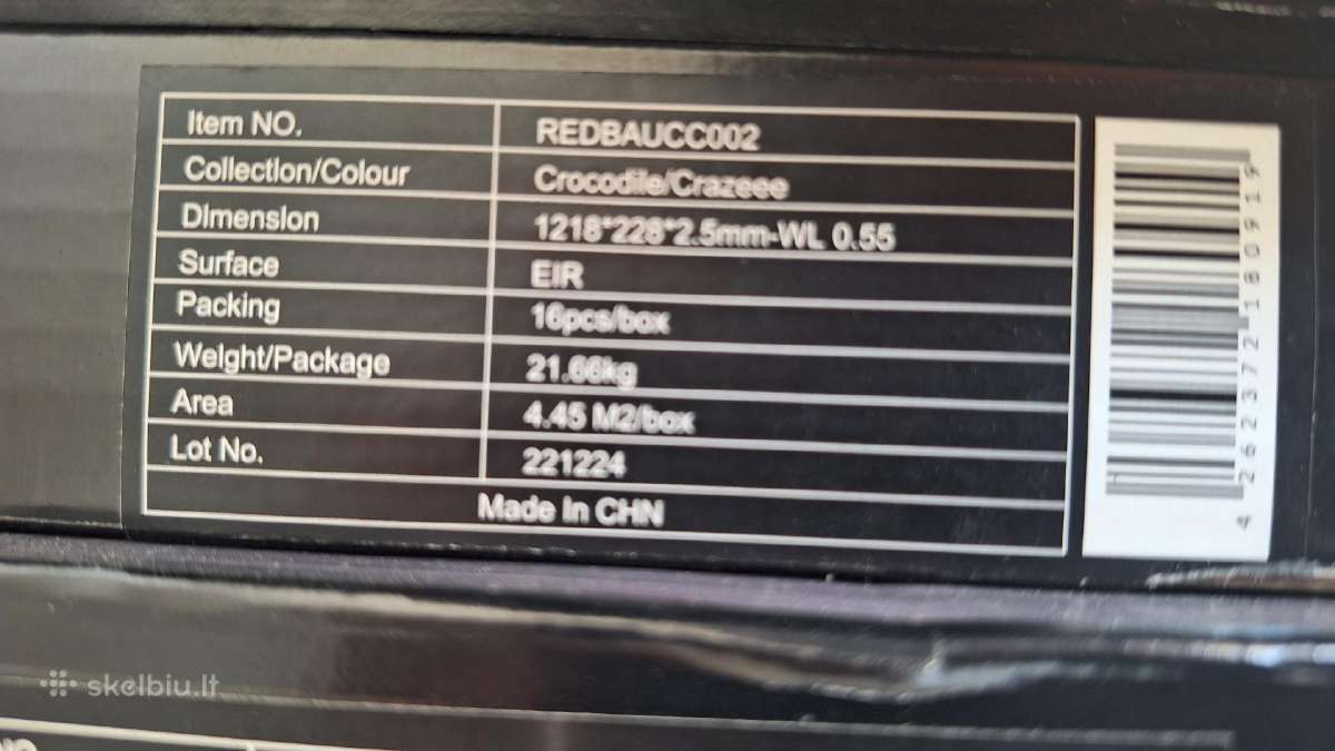 Klijuojama vinilinė grindų danga.62 kv.m.990 eurų - nuotraukos Nr. 6