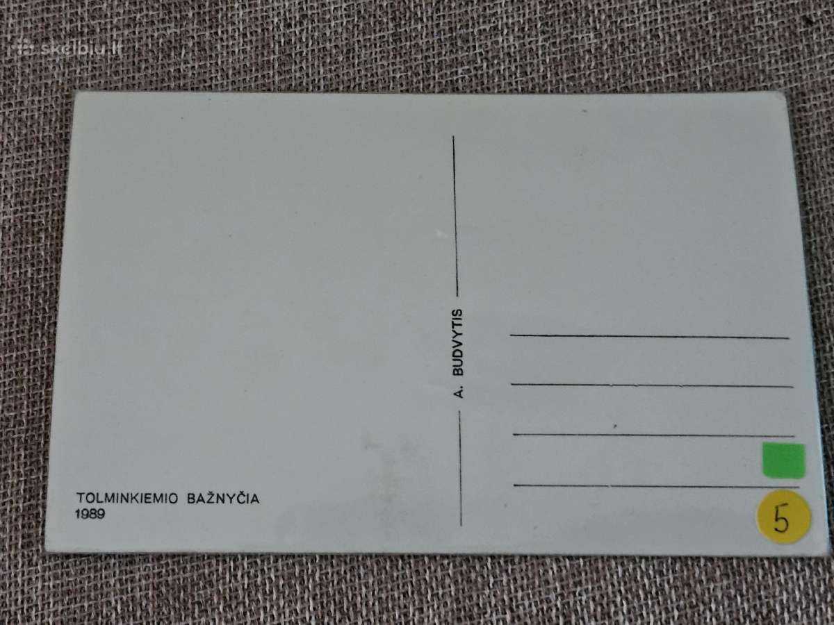 Tolminkiemio bažnyčia,karaliaučius,m. Lietuva 1989 - nuotraukos Nr. 2