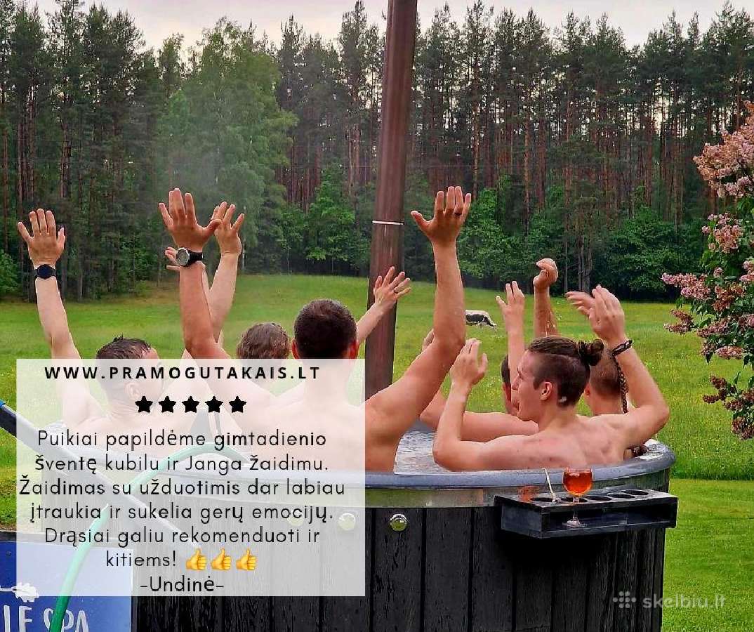 Mobilaus kubilo nuoma. Irklentės.žaidimai - nuotraukos Nr. 2