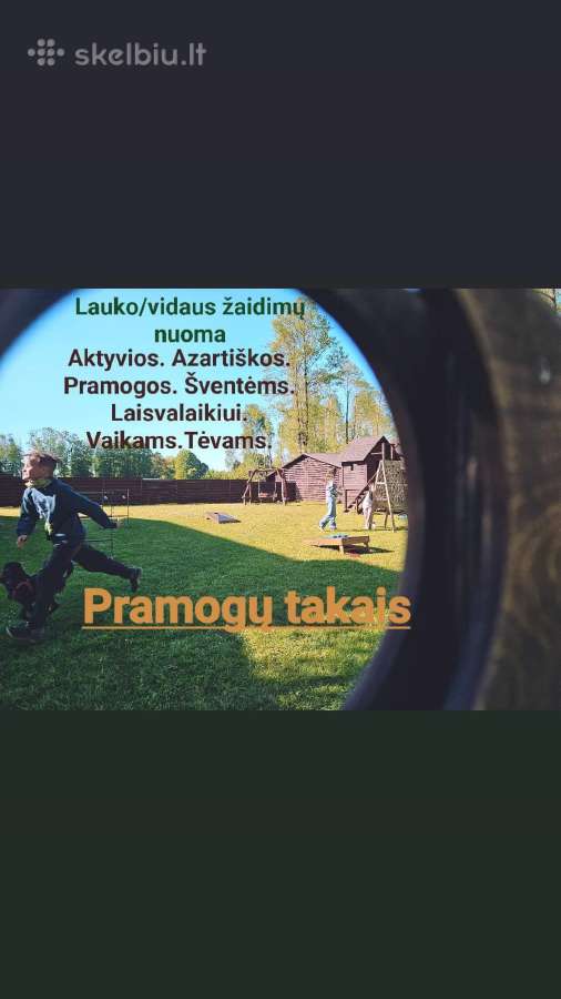 Mobilaus kubilo nuoma. Irklentės.žaidimai - nuotraukos Nr. 7