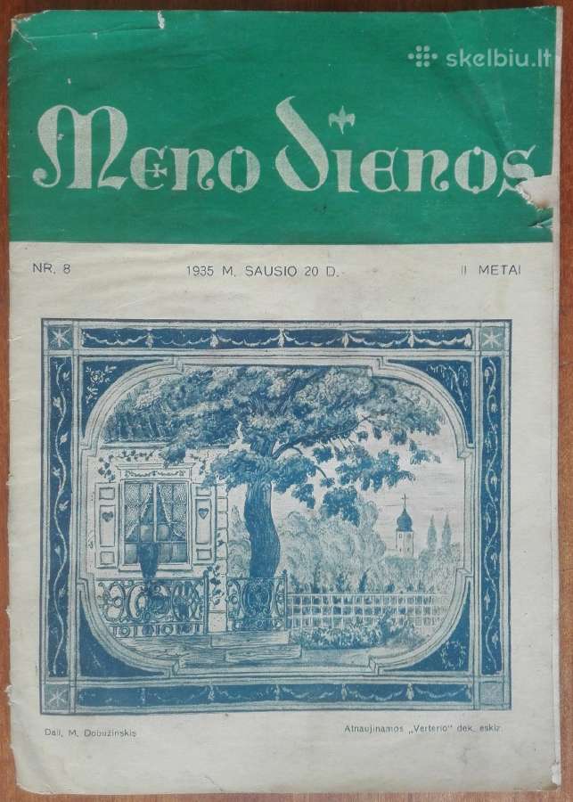 1554. Meno Dienos labai retas antikvarinis-kolekci