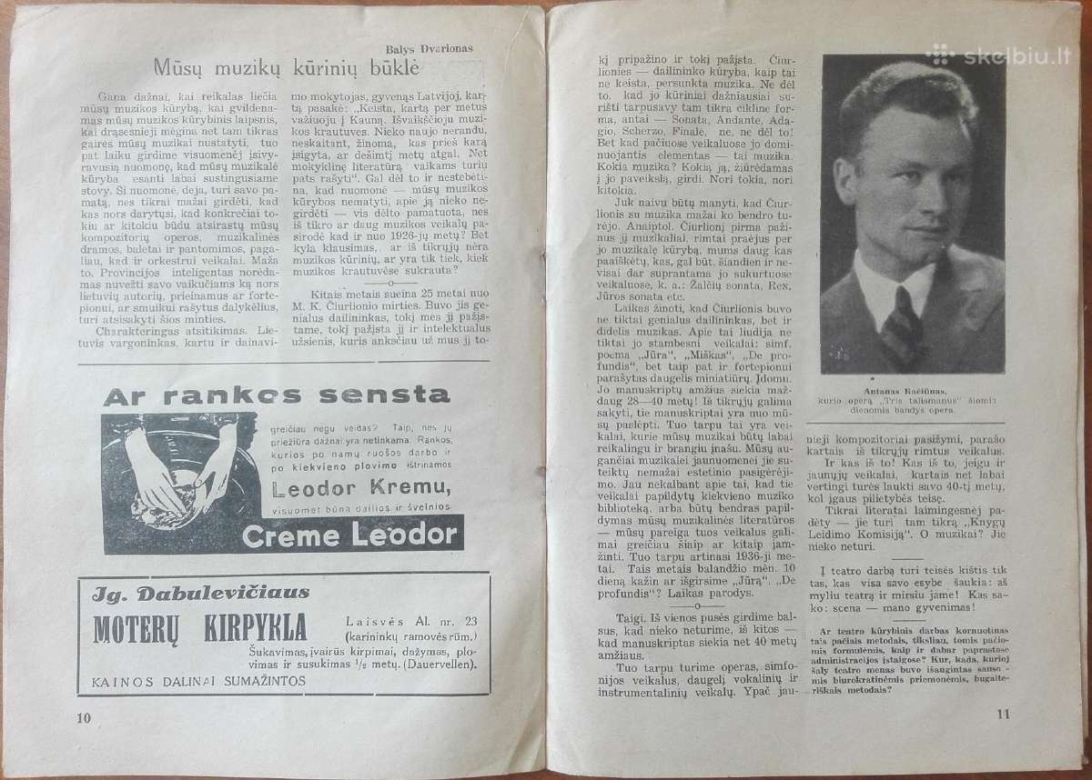 1554. Meno Dienos labai retas antikvarinis-kolekci - nuotraukos Nr. 3