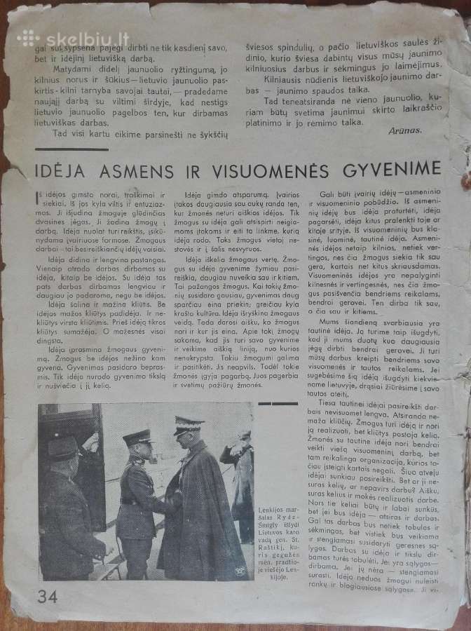 1555. Jaunimo Kelias labai retas antikvarinis-kole - nuotraukos Nr. 4