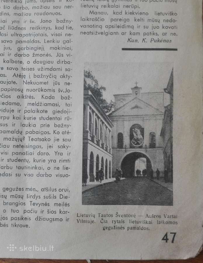 1555. Jaunimo Kelias labai retas antikvarinis-kole - nuotraukos Nr. 6