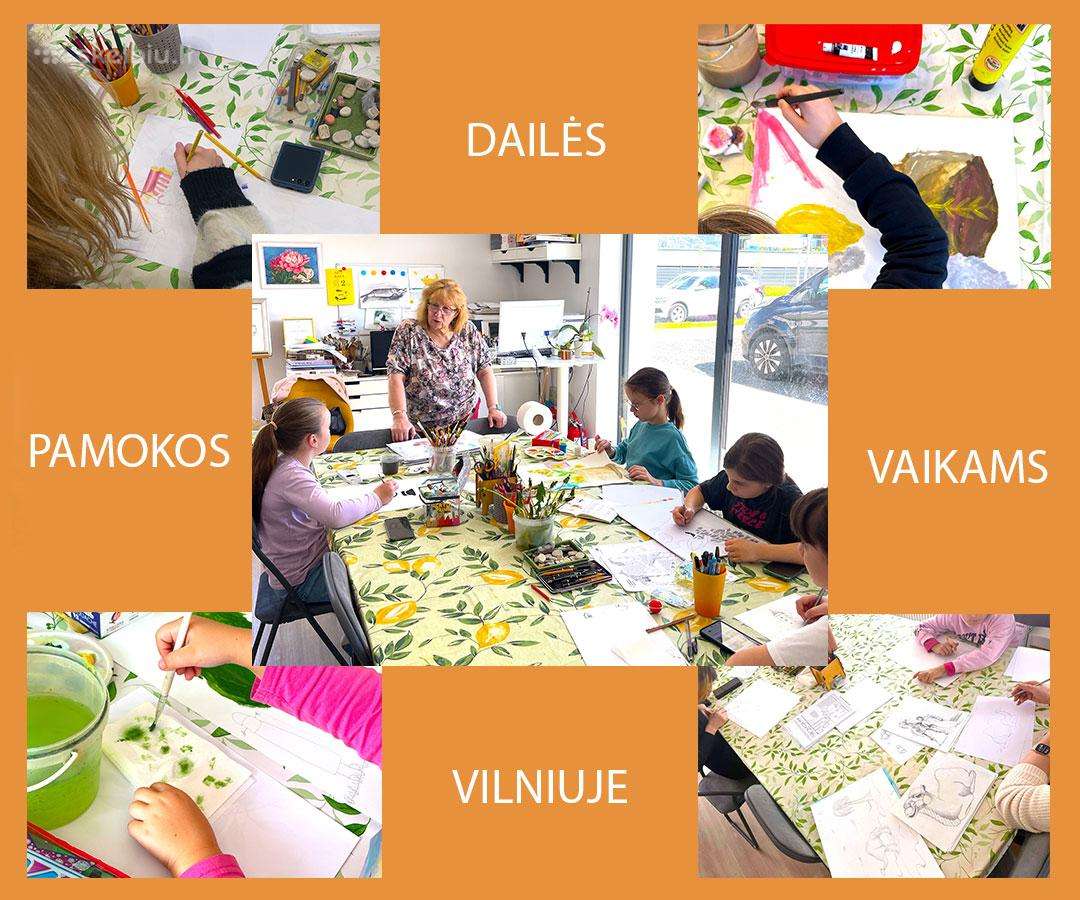 Kūrybiniai užsiėmimai menų studijoje Vilniuje - nuotraukos Nr. 26
