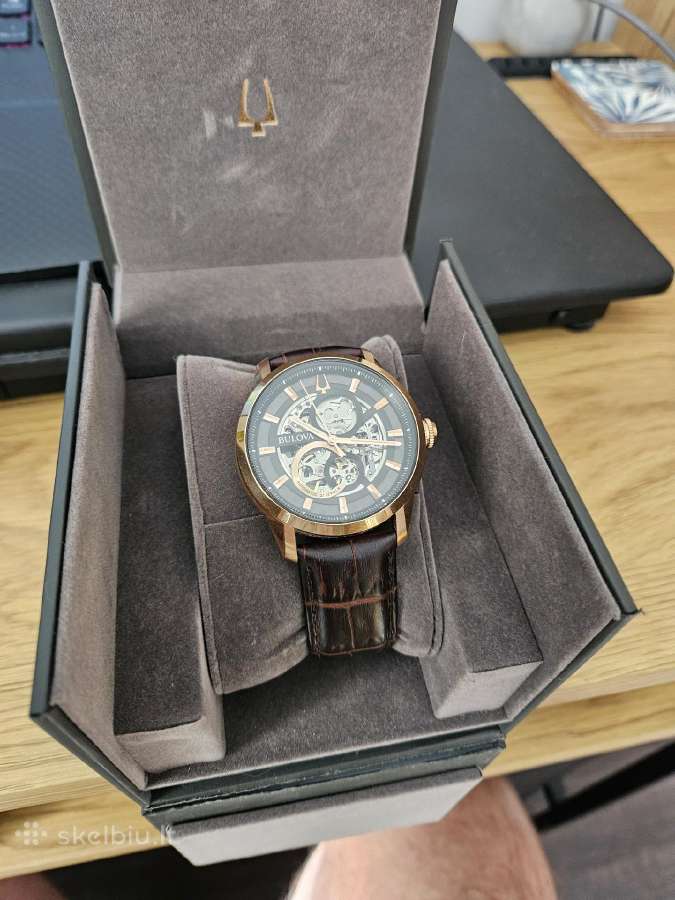 Automatinis Laikrodis Bulova skeleton