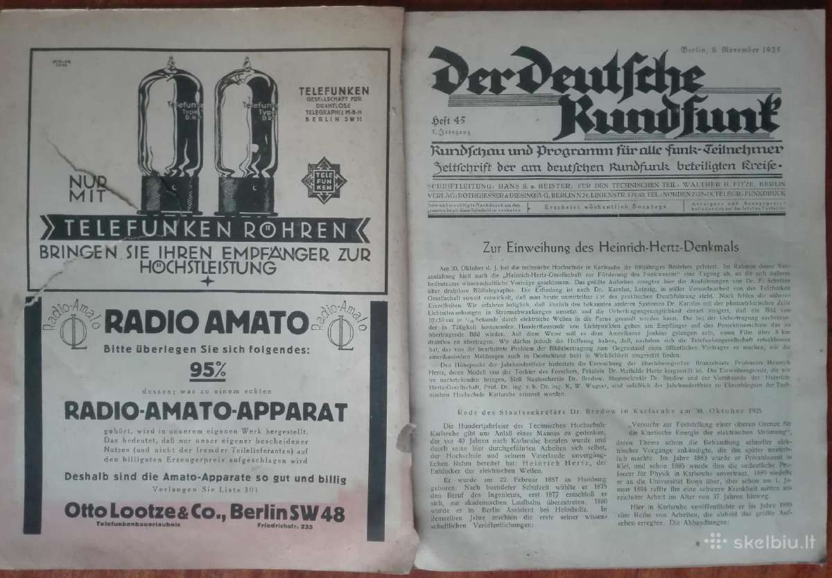 1557. Der Deuftche Rundfunk (Vokiečių Radijas) - nuotraukos Nr. 4