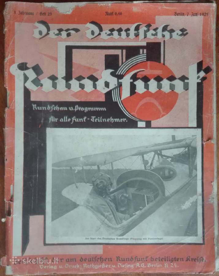 1557. Der Deuftche Rundfunk (Vokiečių Radijas) - nuotraukos Nr. 5