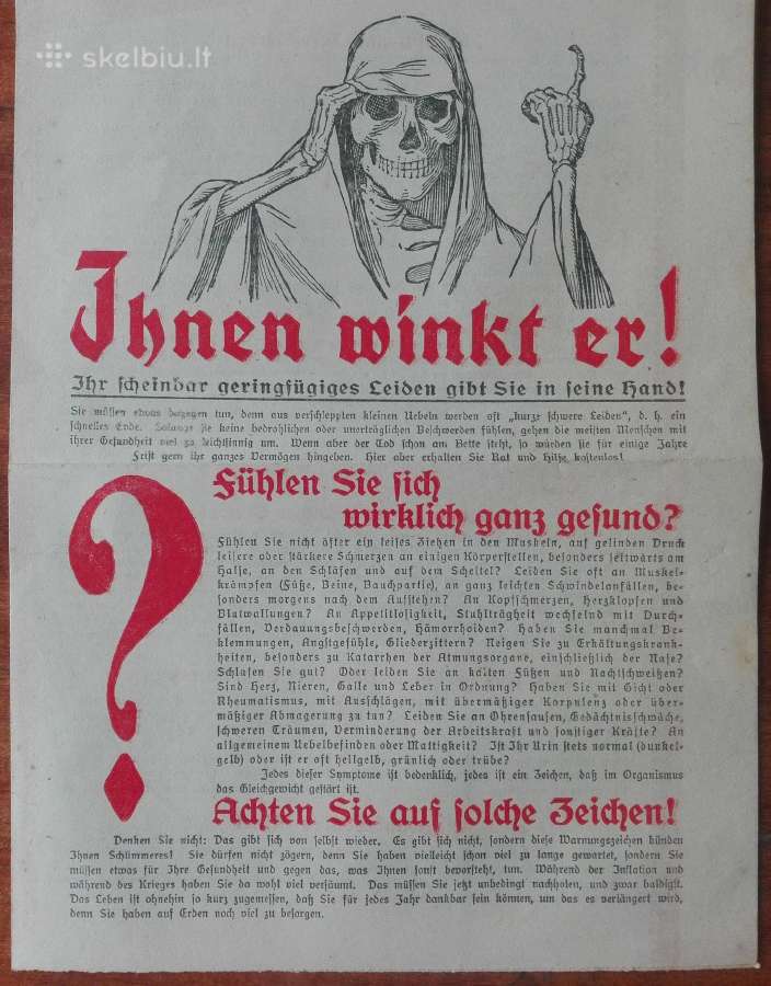 1560. Ichnen Winkt Er? (Viduje Jis Mojuoja?)