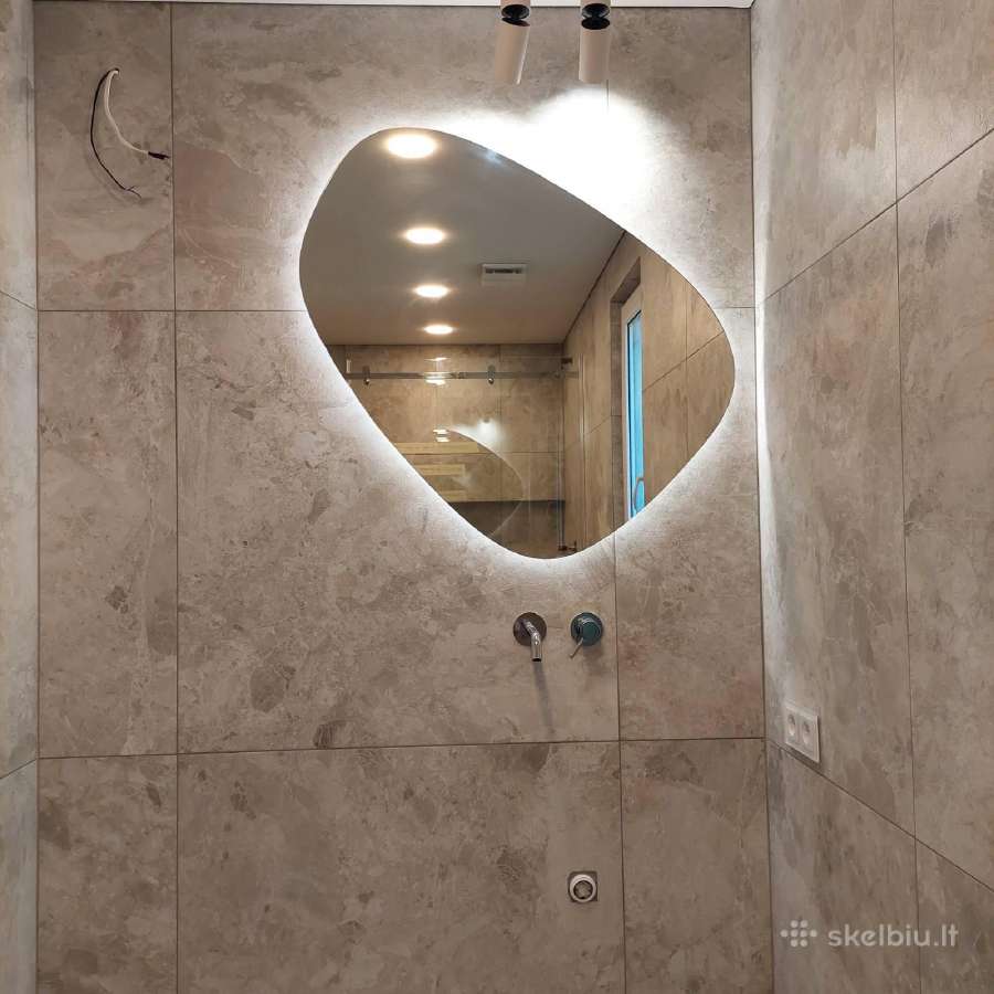 Veidrodis su LED apšvietimu - nuotraukos Nr. 29