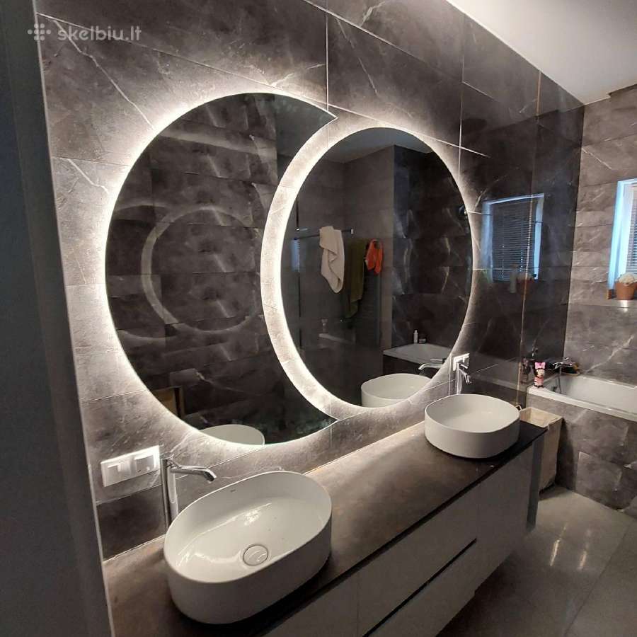 Veidrodis su LED apšvietimu - nuotraukos Nr. 30